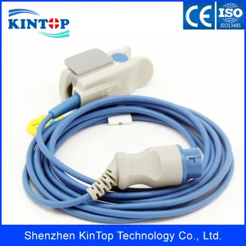 

5PCS/LOT DHL Free Shipping Mindray T5/T6/T8 (Masimo Module) Reusabe Adult Finger Clip SpO2 Sensor Probe,3m with CE approved