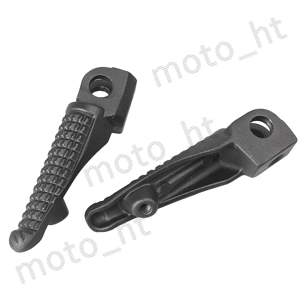 Aluminum Alloy NEW Motorcycle Rider Front Footpegs / Foot Pegs / Footrest Brackets for Kawasaki Ninja ZX-6R 2005 2006 2007 2008 Black 
