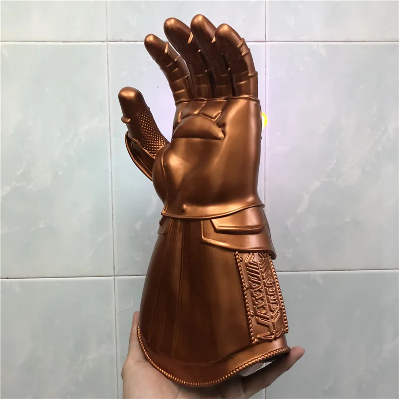 1:1 светодиодный светильник Thanos Gauntlet военные Косплей Перчатки ПВХ экшн-модель игрушки подарок на Хэллоуин Детский подарок