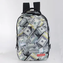 High Quality Polyester Laptop School Backpacks Leisure Bag With Full Printing For Teenage