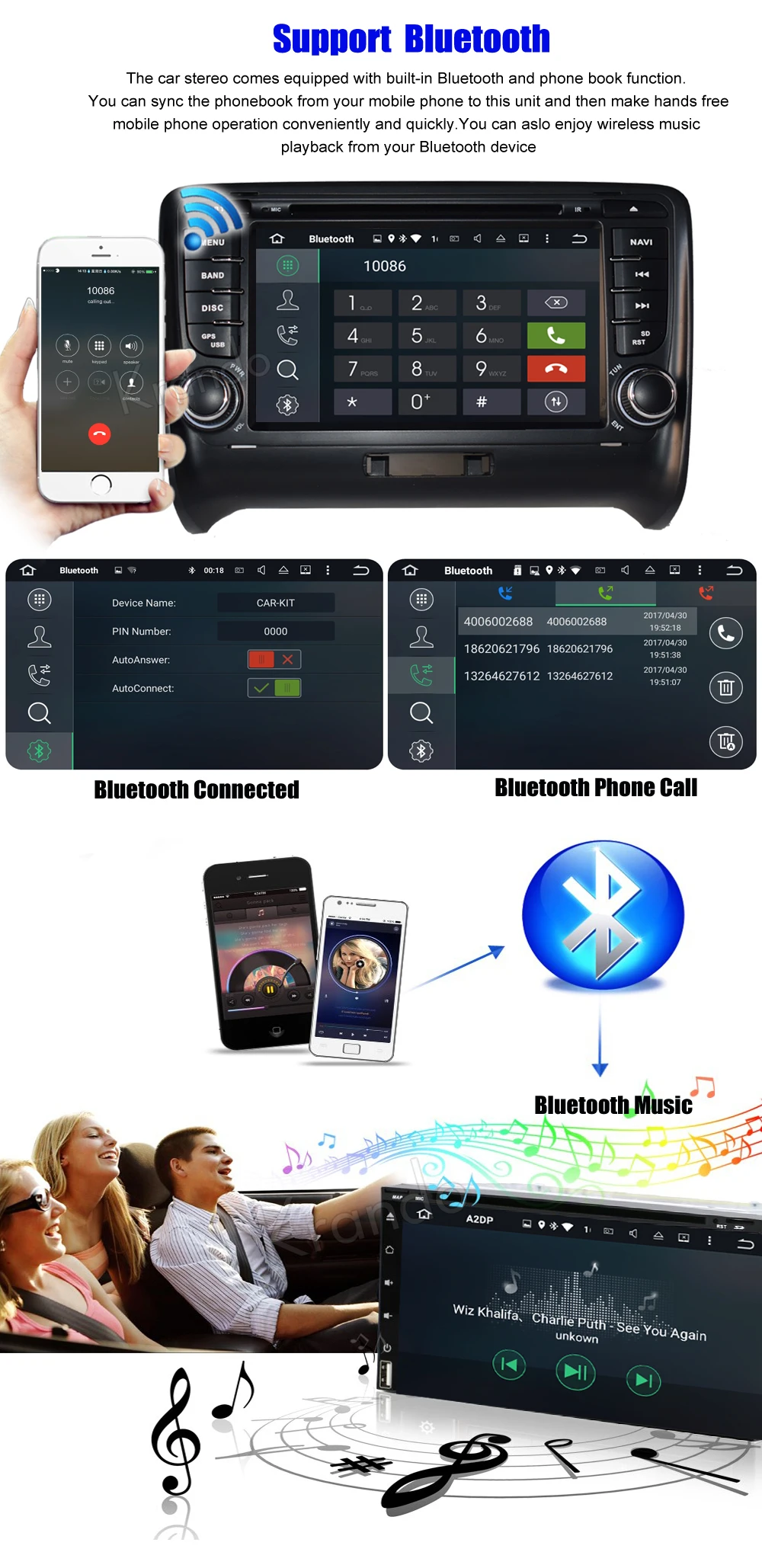 Discount Krando 7" Android 9.0 car dvd radio navigation multimedia system for Audi TT 2006-2014 audio gps player bluetooth WIFI 3G DAB+ 3