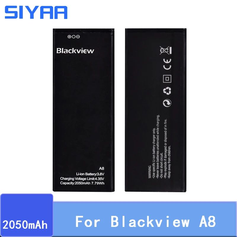 Оригинальная батарея SIYAA A8 для Blackview 2050 mAh Высококачественная литий ионная