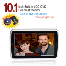 

WOWAUTO 10 Inch TFT Touchscreen Car Headrest Monitors Build-in Stereo Speaker DVD Player/USB/SD/HDMI/FM Wireless Games Function