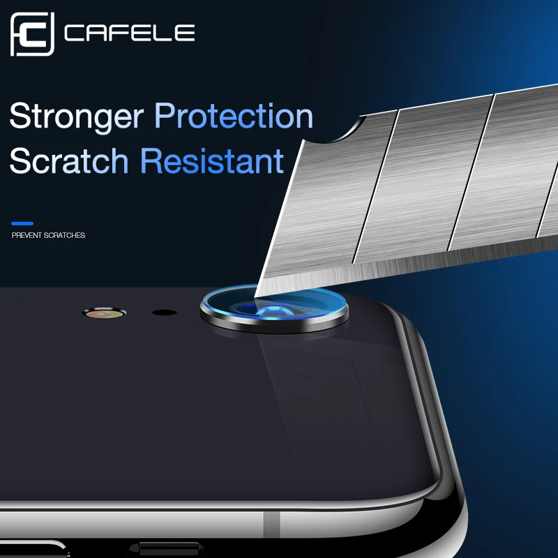 CAFELE 2 шт. закаленное стекло для объектива камеры iphone Xr защита экрана ультратонкая