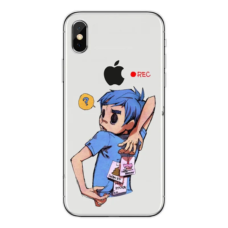 Gorillaz silicone Soft TPU phone case For iPhone5s SE 6 6s plus 7 7plus 8 8plus X XS XR XS Max Cartoon Gorillaz Boat Best Cases - Цвет: TPU