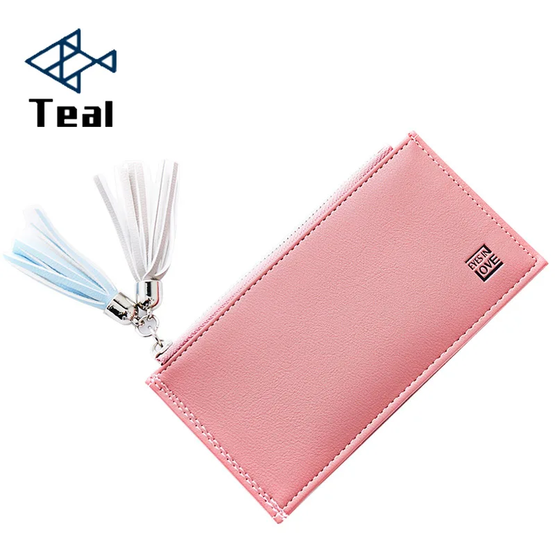 

2018 women wallet Women Long PU leather Multi-functional wallet Purse portfolio Fresh Female Clutch Card Holder