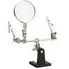 Third Hand Soldering Iron Stand Helping Clamp Vise Clip Tool Magnifying Glass wholesale ► Photo 2/4