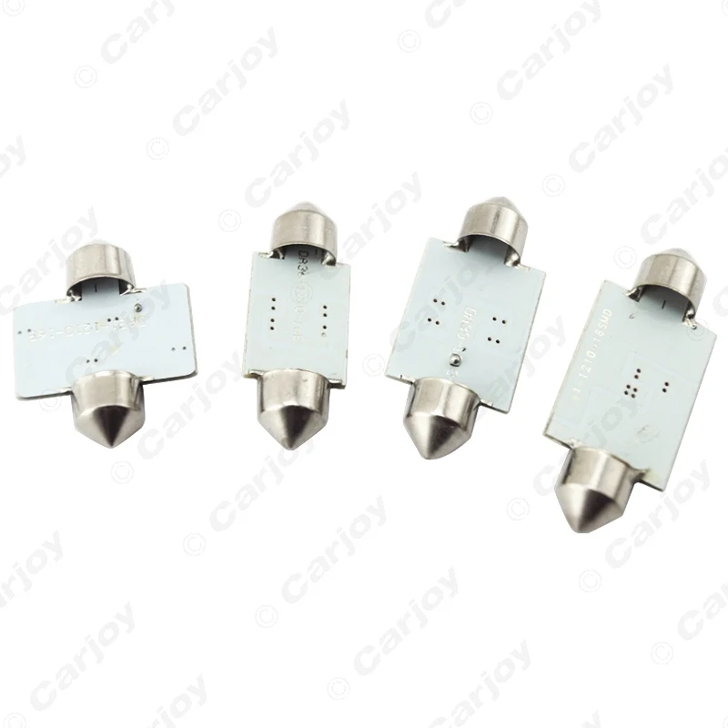 LEEWA 1 шт. белые Автомобильные светодиодные лампы 31 мм 36 39 41 16 SMD 1210/3528 чип фестон