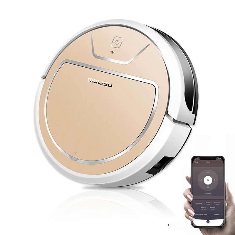MOLISU V8S PRO ROBOT VACUUM CLEANER 2in1 for pet hair home with Dry and Wet mopping Auto charge WIFI APP Control ROBOT ASPIRADOR
