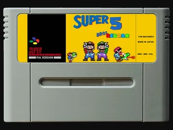 

16Bit Games ** SUPER BROS 5 REBORN ( PAL EUR Version!! )