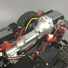 KYX CNC обработанный сверхмощный два 2 скорости V8 коробка передач для осевой SCX10 II AX90046