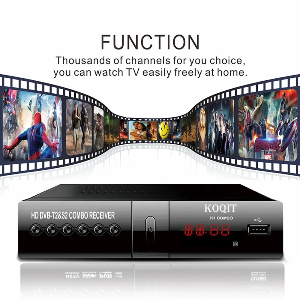  DVB-T2 Tuner Receiver HDMI HD 1080P DVB-S2 Satellite Receiver Decoder TV Box TV Tuner DVB T2 USB Wi