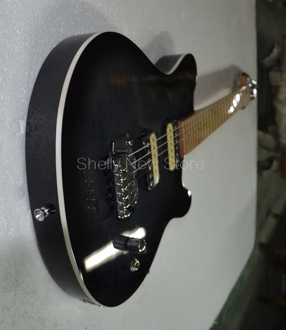 Shelly магазин заводская черная покрытая кленом Топ EVH гитара Вольфганг 6 струн электрическая гитара s Музыкальные инструменты магазин