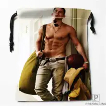 Пользовательские печати channing-Татум-сумки для покупок на шнурках дорожный мешочек для хранения плавать Пешие прогулки игрушка сумка унисекс мульти Size18-12-31-123