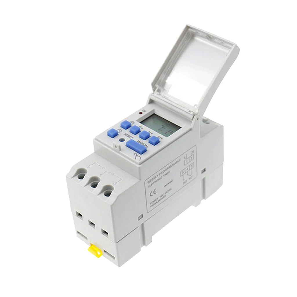 1X Digital Timer Switch 220V Manual Electric Programmable Power point 7 Days