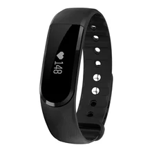 ID101 Bluetooth Smart Браслет с монитор сердечного ритма водонепроницаемость браслет часы фитнес-монитор 0.91 «сенсорный экран OLED