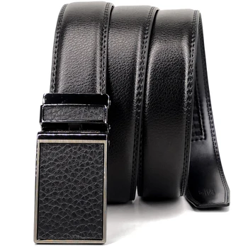 

2019 cow genuine leather luxury strap male belts for men black brown
