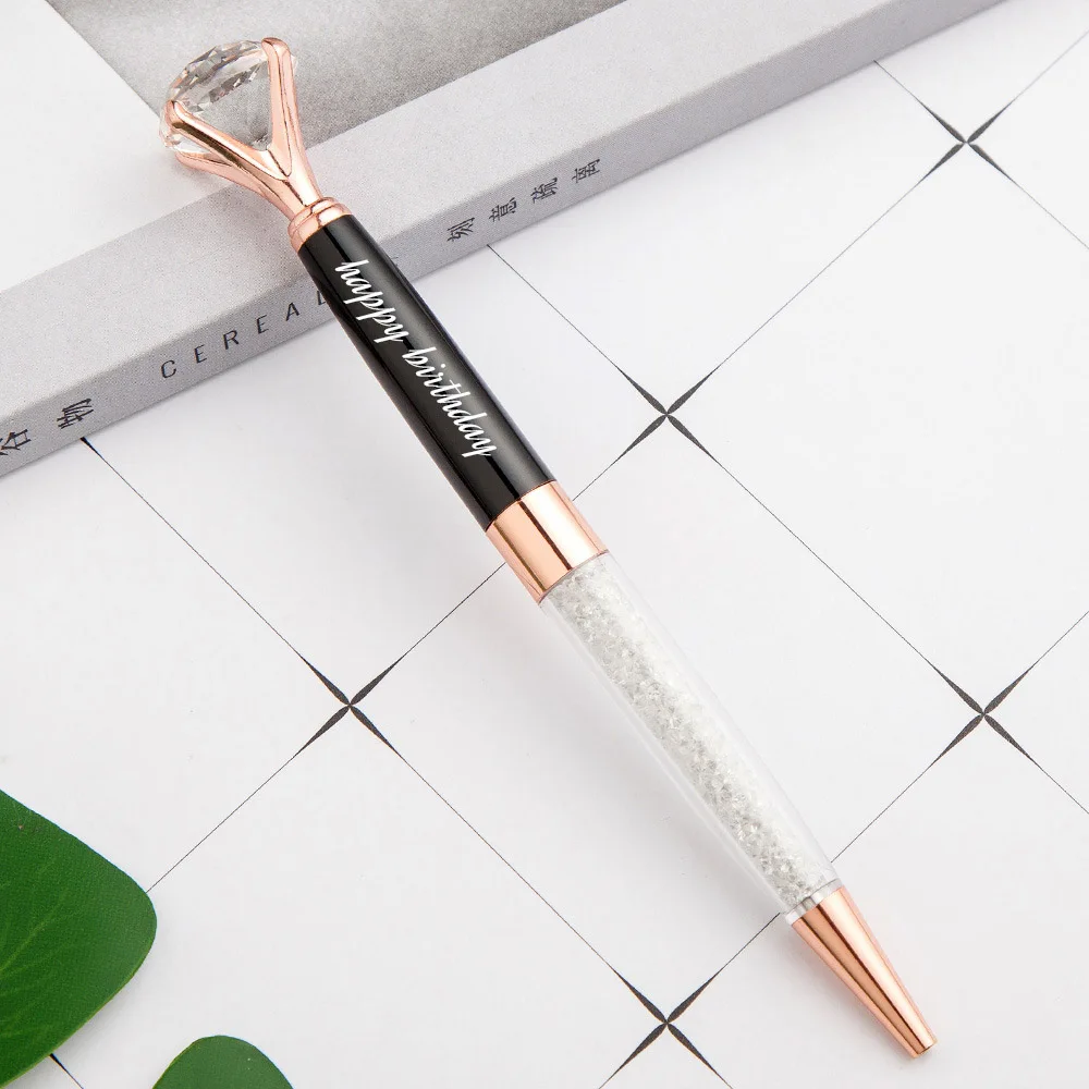 多色回転する金属ボールペン署名広告ペンプライベートカスタマイズされたロゴ誕生日プレゼントボールペン Banner Pens Aliexpress