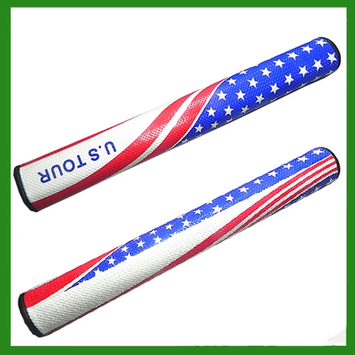PU Leather USA Flag Golf Grips Slim 3.0 Golf Putter Grip Sticky Anti slip Ultralight Golf Clubs