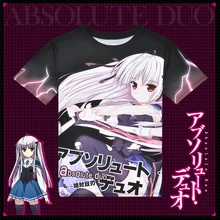 Anime Absolute Duo T-shirt Julie Sigtuna Polyester T Shirt Summer Active Otaku Men Women Clothes