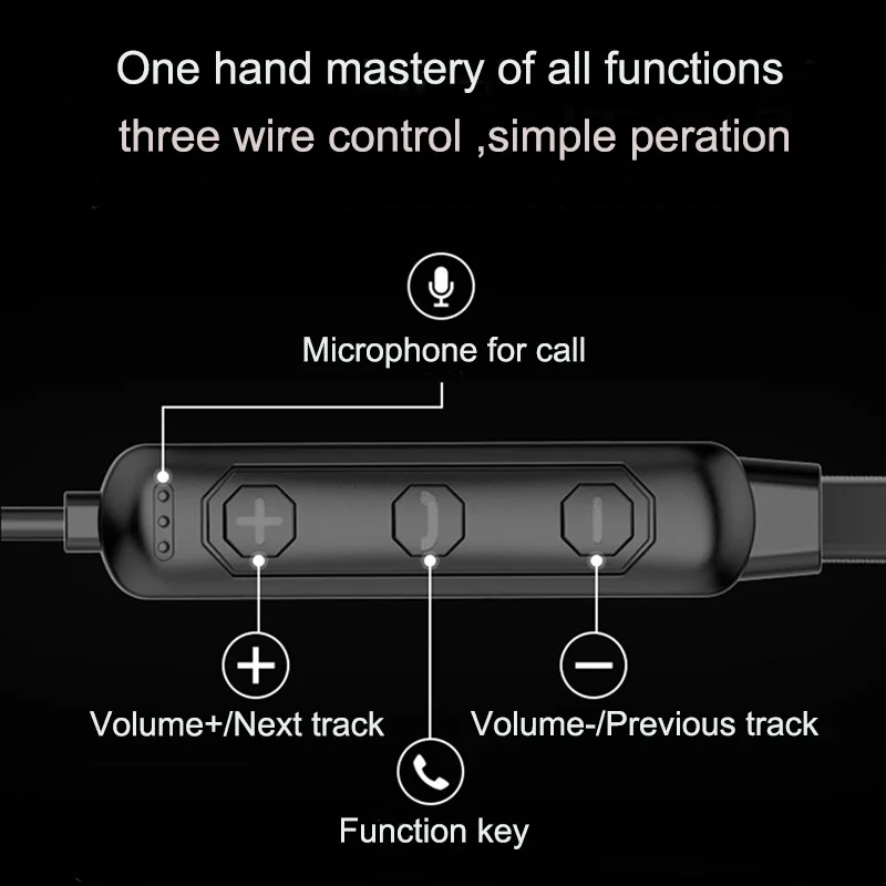 YOU FIRST G20 беспроводные наушники, Bluetooth наушники, гарнитура для мобильного телефона, шейные спортивные стерео наушники с микрофоном, Аурикулярные