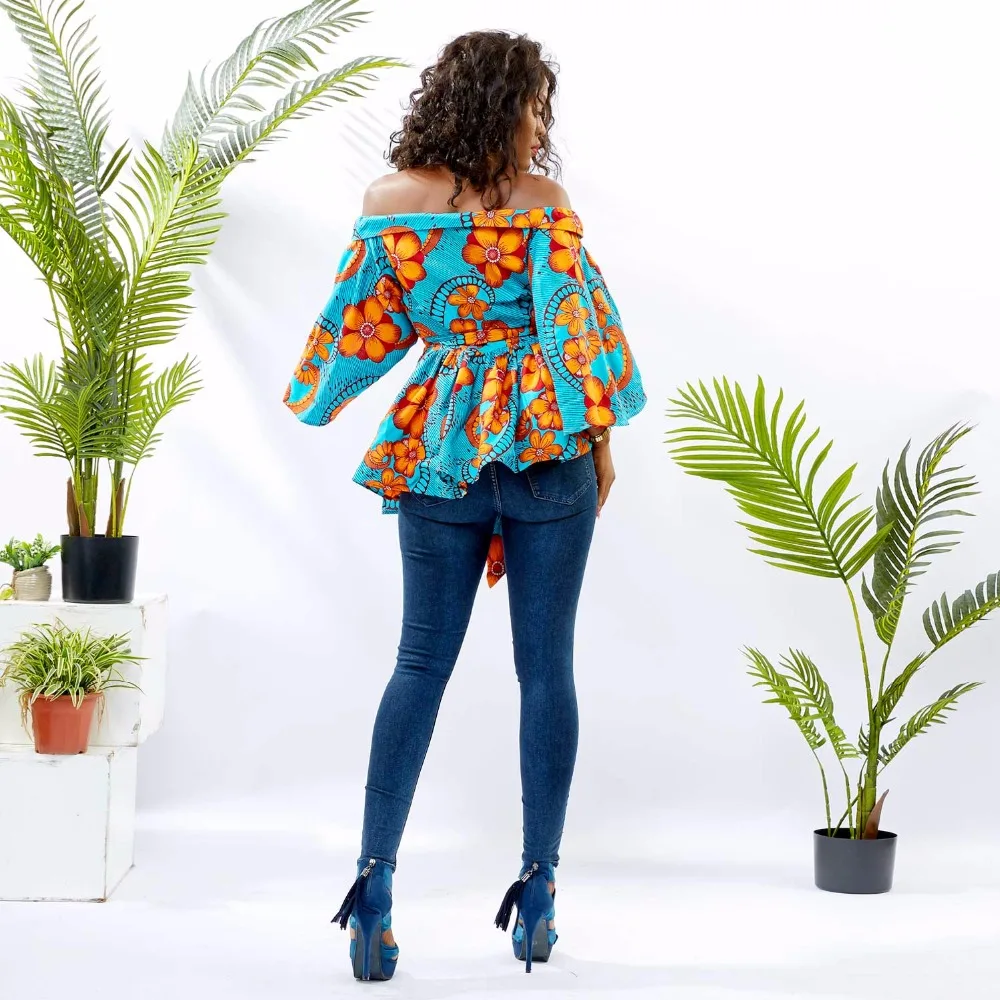 Shenbolen африканская одежда для женщин топ dashiki Новая мода vetement femme 2019 традиционная африканская одежда