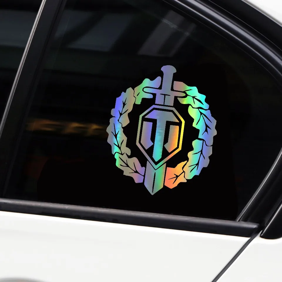 Anycuros Reflective Personality WORLD OF TANKS Car Sticker The Whole Body Decoration Decal 16.720CM  (10)