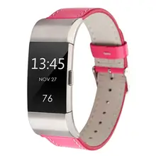 HL Мода г. кожаный ремешок замена часы для fitbit заряд 2 oct24
