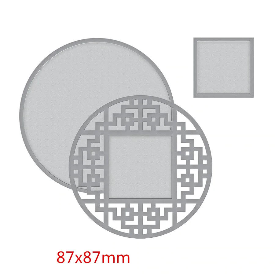 Китайские традиционные Фонари Запчасти металлический трафарет Трафареты для DIY декоративные украшения для скрапбукинга поставки тиснение умирают - Цвет: H1864