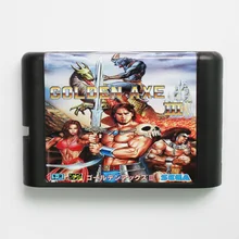 Golden Axe III 3 игровой картридж новые 16 бит карточная игра для sega Mega Drive/Genesis Системы