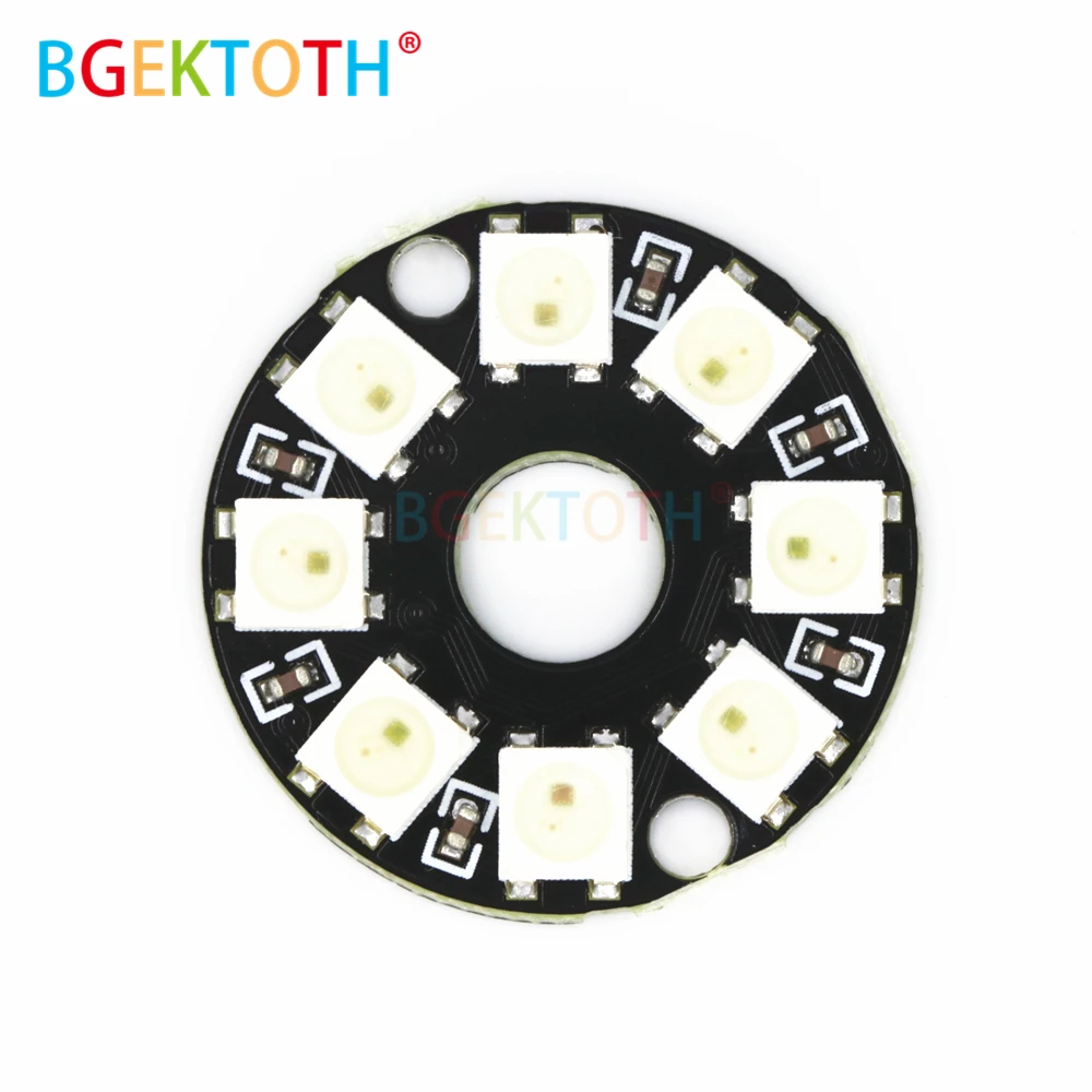 Кольцесветодиодный светодиодная RGB лампа 8 бит s WS2812 5050 RGB|Детали и аксессуары для