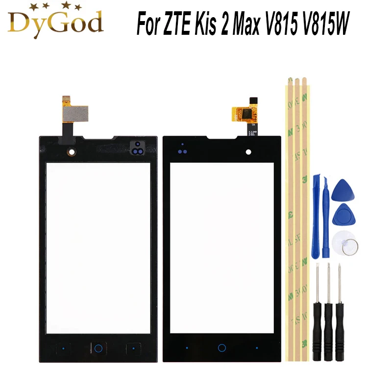 4 0 дюймов для ZTE Kis 2 Max V815 V815W сенсорный экран стеклянная панель дигитайзер