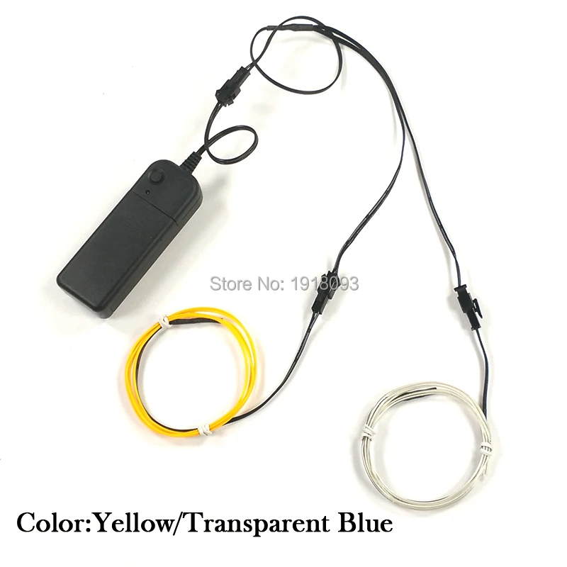 transparent blue vs yellow