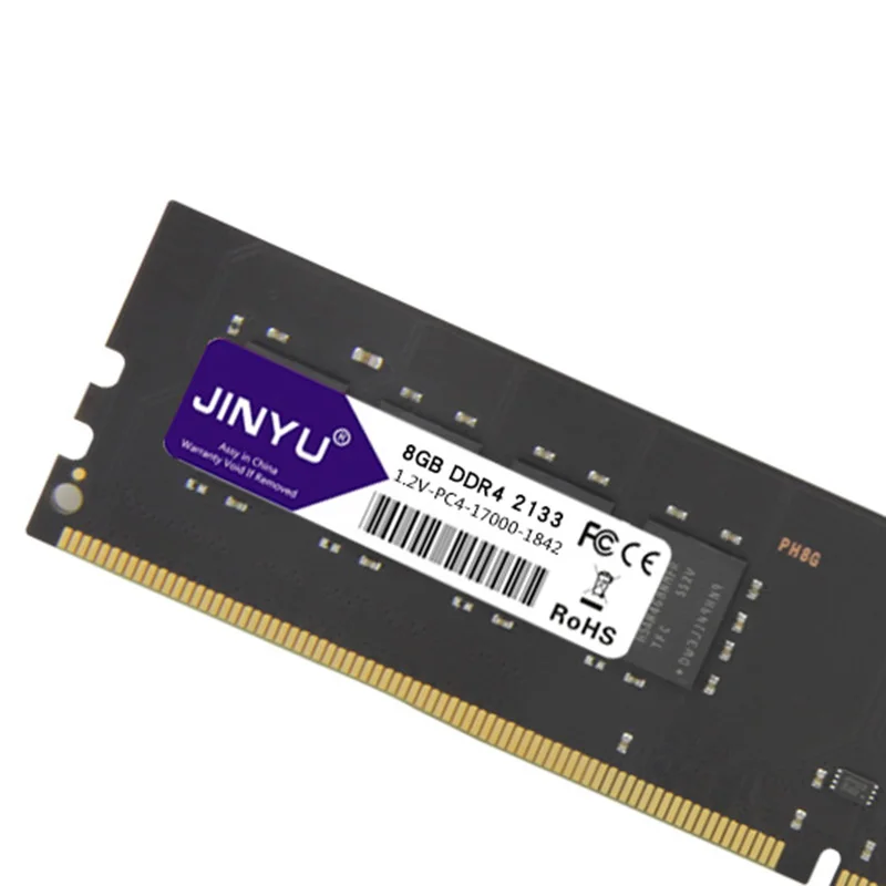 JINYU DDR4 2133 МГц 1,2 V 288Pin Dimm игровой Оперативная память памяти для настольного компьютера