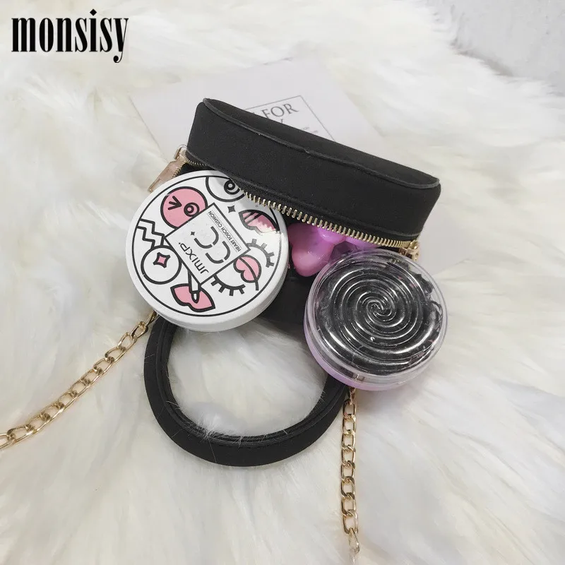 Monsisy/Новинка 2019 года кошелек и сумочка для девочек детская сумка на плечо Детский