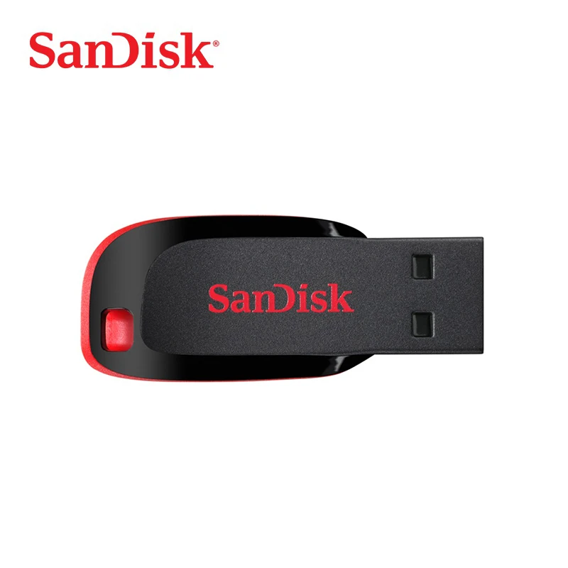 SanDisk USB флеш-накопитель Cruzer Blade U диск 8 ГБ 16 ГБ 32 ГБ 64 Гб 128 ГБ мини-накопитель USB 2,0 флеш-карта памяти SDCZ50