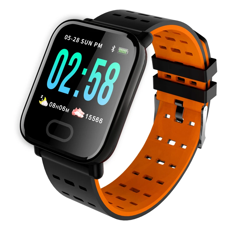 Смарт часы ESEED A6 сенсорный экран montoring Smartwatch в реальном времени IP67