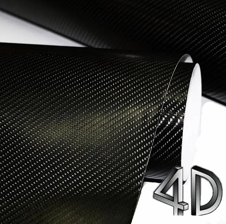 200cm 50cm 4d Carbon Fiber Fibre Vinyl Film Sheet Car