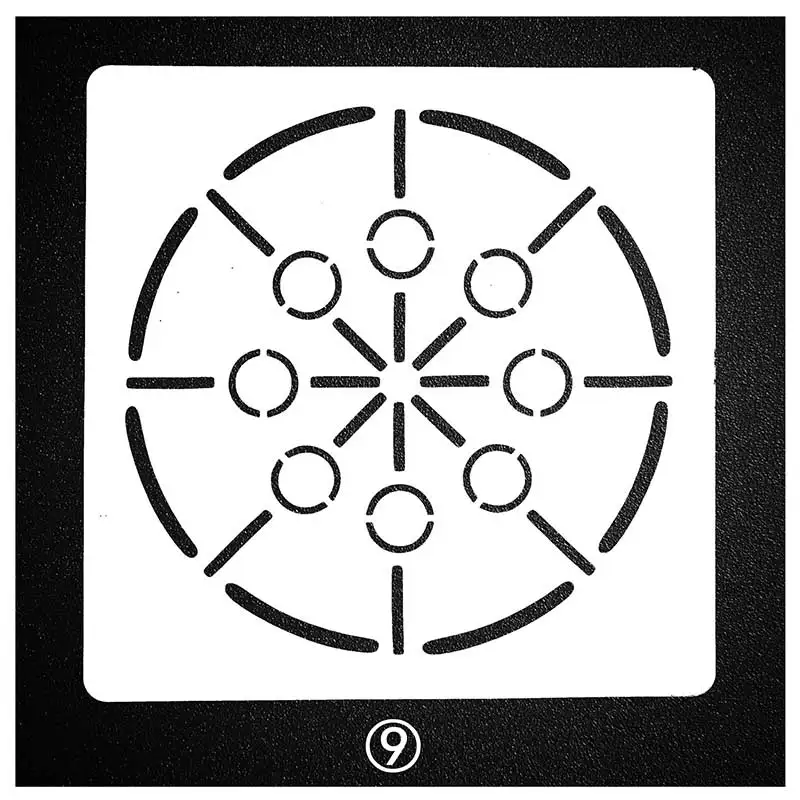 

Mandala Circle Dot Line Stencils For Painting Scrapbooking Stamp Cake Decorating Tool Embossing Paper Card Album DIY Decoration