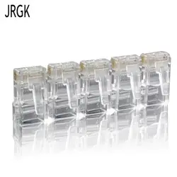 50/100 шт. Rj45 разъем Cat5e Cat6 разъем сетевой неэкранированный 8Pin модульный utp rj45 заглушки имеют отверстие HY1525