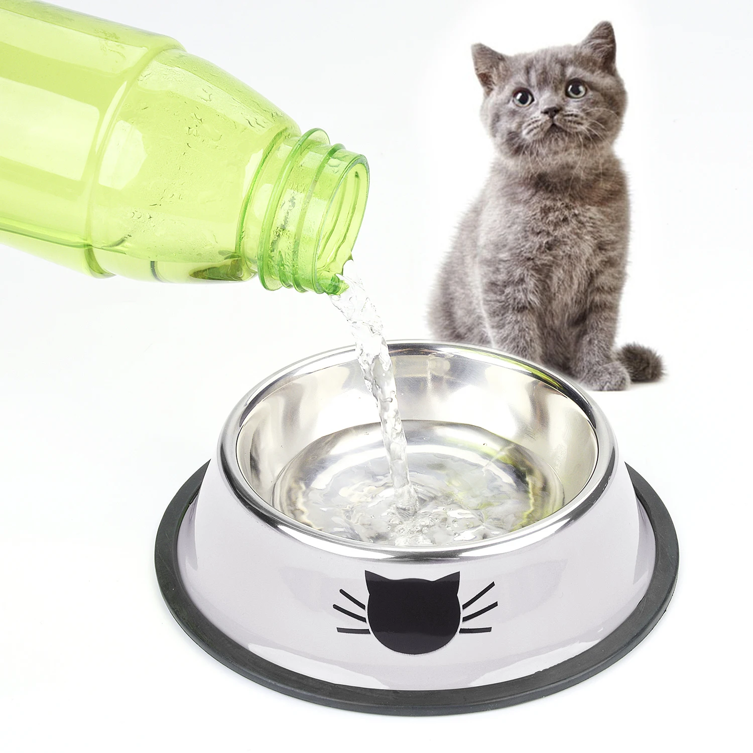 3 шт. миска для домашних животных кошек Нескользящая миска для домашних животных миска для кошек