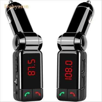 

FM Transmitter BC06B LCD Bluetooth Car Kit MP3 SD USB Charger Handsfree for iPhone 5 5S 6 Mp3 Player Aux Input All in Hands Free