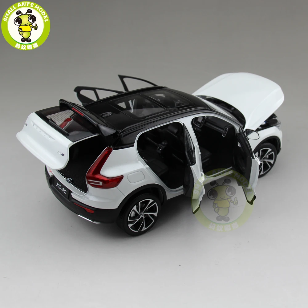 1/18 Новинка Volvo XC40 SUV литая модель металлический Автомобиль SUV модель подарок коллекция хобби белый цвет