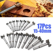 17pcs/set 15-40mm Woodworking Drilling Pilot Holes Drill Bit Wood Drilling Hinge Boring Woodworking Hole Saw Cutter 17pcs/set 15-40mm Woodworking Drilling Pilot Holes Drill Bit Wood Drilling Hinge Boring Woodworking Hole Saw Cutter