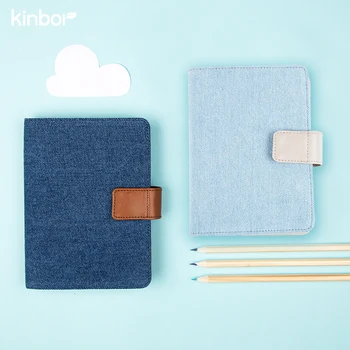 

Cute Fresh Style Blue Cloth A5 A6 Traveler's Notebook 2017 Planner DIY Diary with Calender Daily Plan Efficiency Book Gift