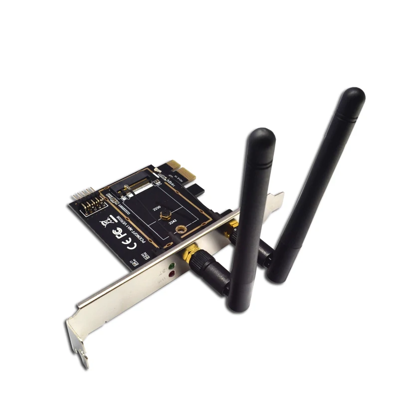 Адаптер M.2 NGFF Key A + E Mini PCI Беспроводной Wi Fi Bluetooth сетевой адаптер Express 1X M2 поддержка