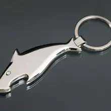 Низкая стоимость, из серебра Акула 3D открывалка для бутылок из нержавеющей стали горячие продажи нержавеющая сталь на заказ открывалка для бутылок вырезанная