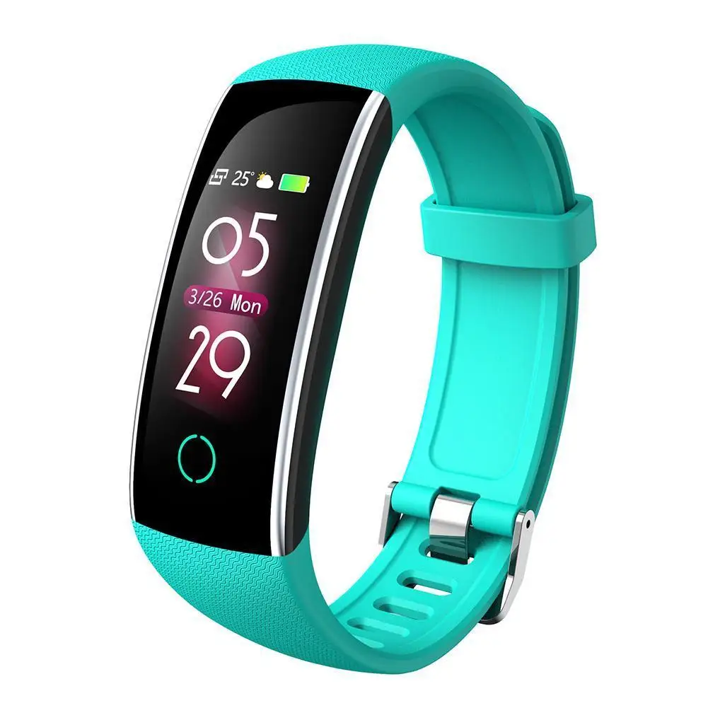 C20 Смарт-часы с монитором сердечного ритма погода и сообщение Push трекер активности фитнес Смарт-часы браслет IP68 ДЛЯ Iphone Xiaomi - Цвет: Зеленый