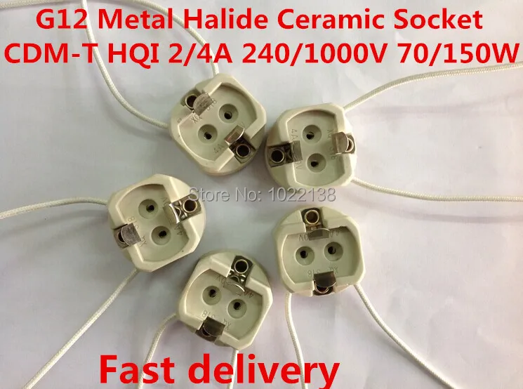 Super Deal #c42f 5pcs G12 Lamp Holder Led Socket Adapter Super Deal #c42f 5pcs G12 Lamp Holder Led Socket Adapter