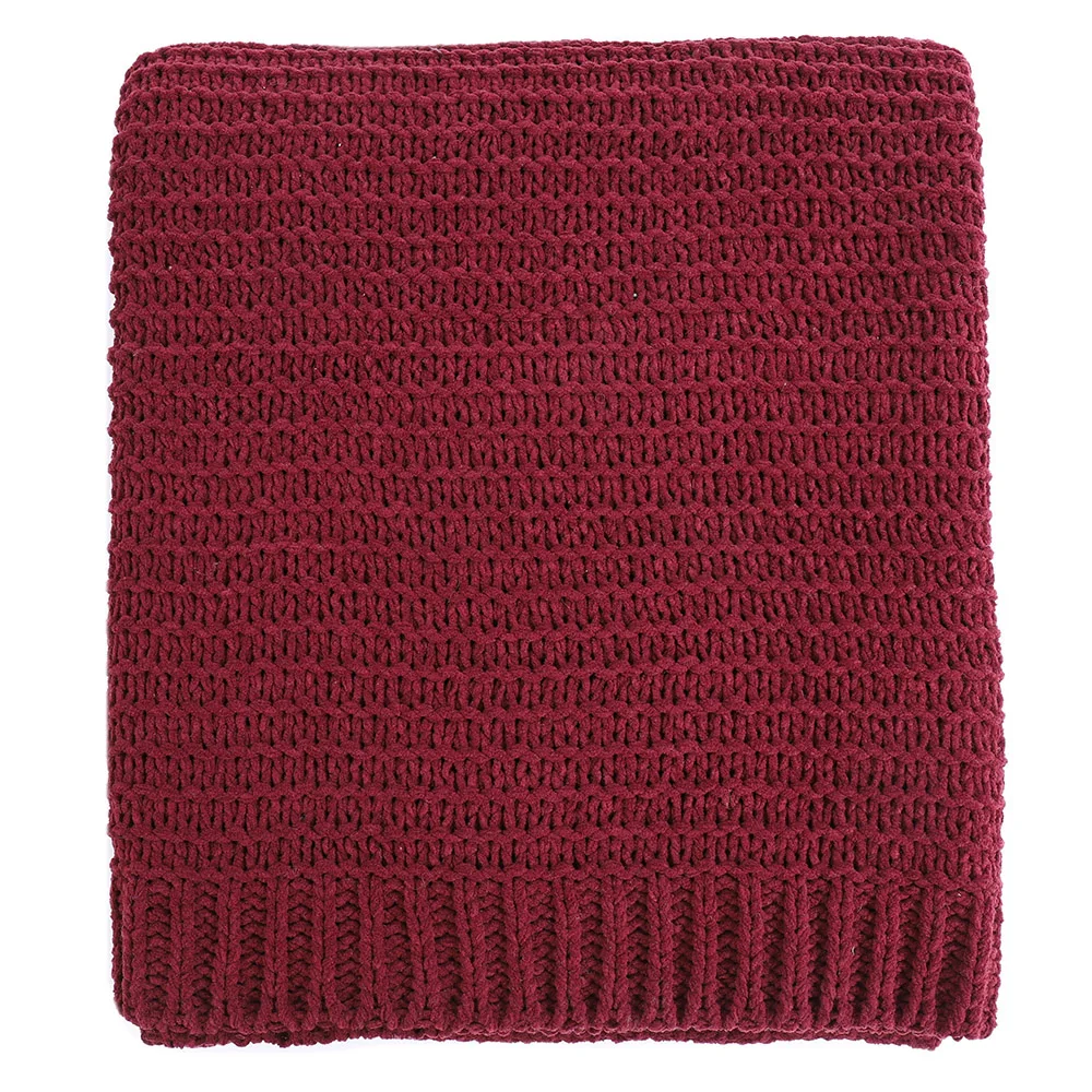Battilo Chenille Тканое одеяло 50 &quotx 60&quot двустороннее мягкое теплое дышащее для кровати
